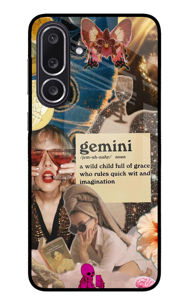 Gemini Zodiac Samsung M36 5G Metal Case Back Cover by Casekaro