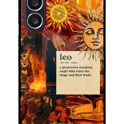 Leo Zodiac Samsung M36 5G Metal Case Back Cover by Casekaro