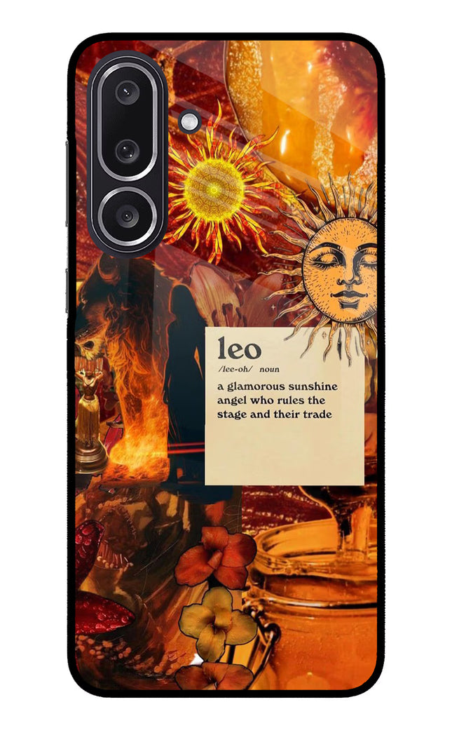 Leo Zodiac Samsung M36 5G Metal Case Back Cover by Casekaro
