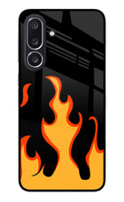Fired Up – Black Samsung M36 5G Metal Case Back Cover by Casekaro