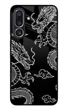 Twin Dragons Samsung M36 5G Metal Case Back Cover by Casekaro