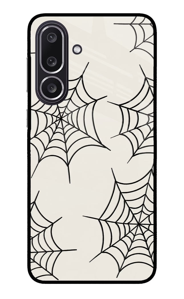 Spider Web Samsung M36 5G Metal Case Back Cover by Casekaro