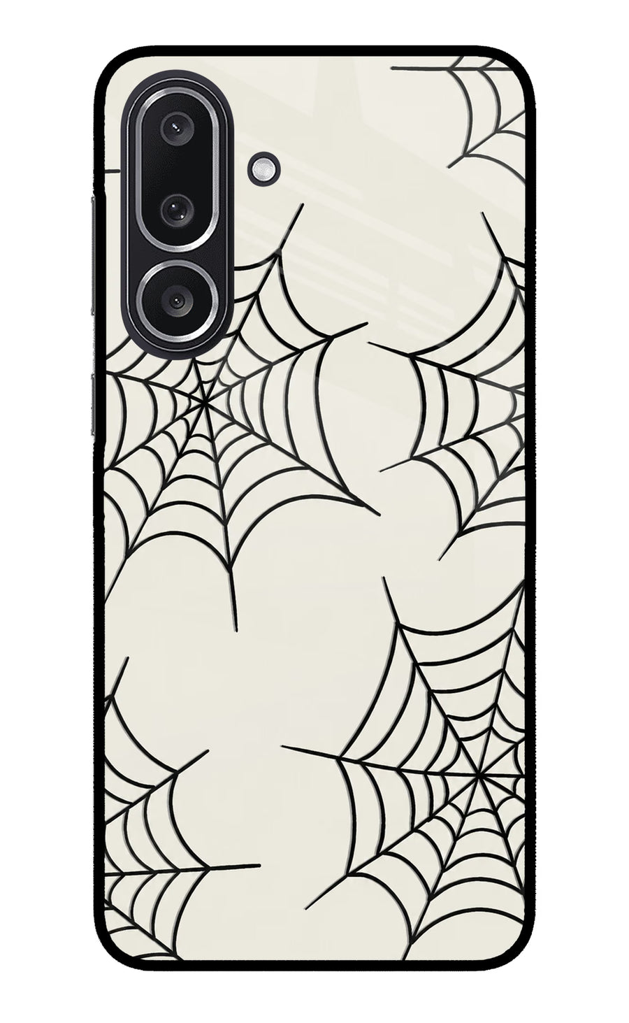 Spider Web Samsung M36 5G Back Cover, Metal case