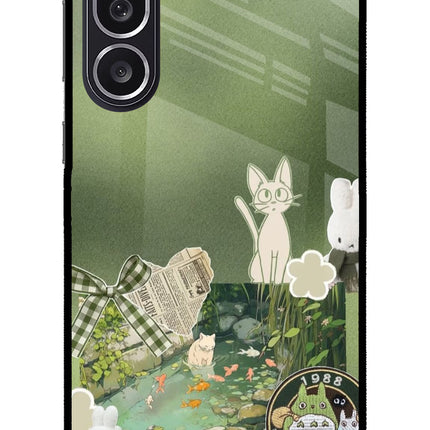 Aesthetic anime Samsung M36 5G Metal Case Back Cover by Casekaro