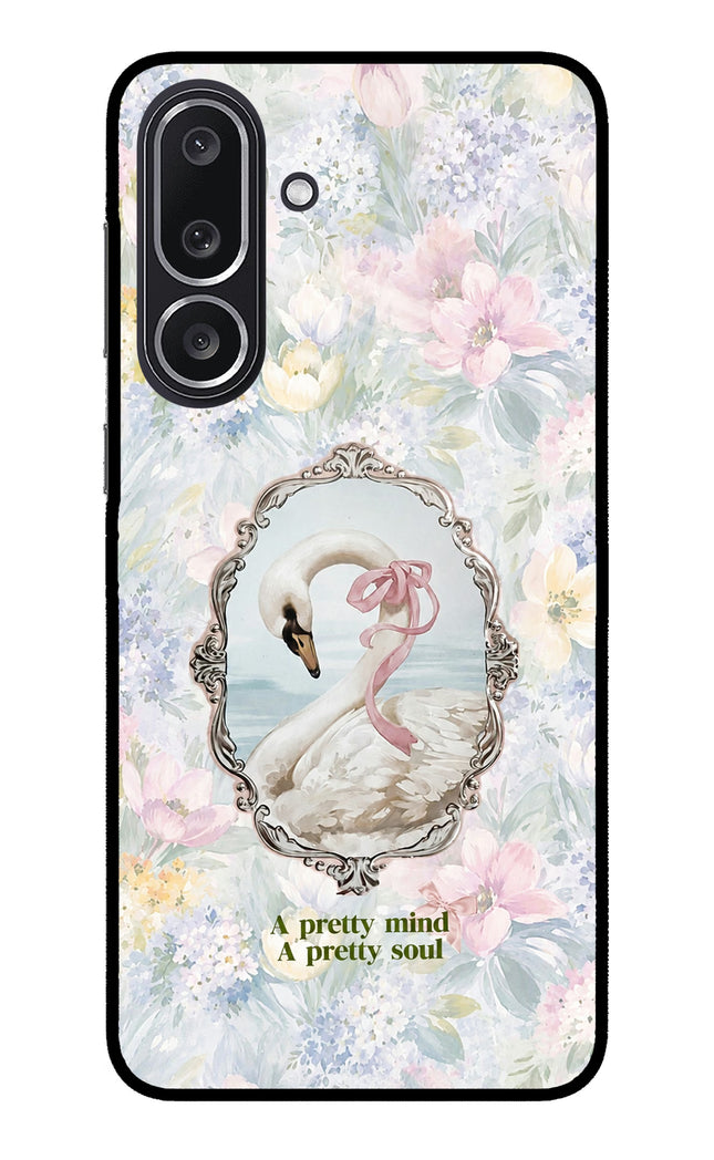 Pretty Mind Pretty Soul Samsung M36 5G Metal Case Back Cover by Casekaro