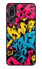 Graffiti Vibe Samsung M36 5G Metal Case Back Cover by Casekaro