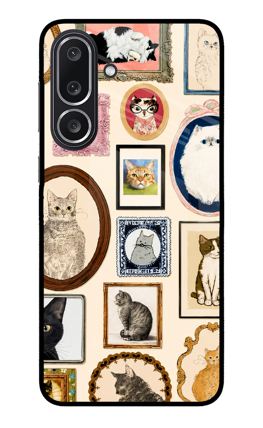 Mirror Cats Samsung M36 5G Back Cover, Metal case