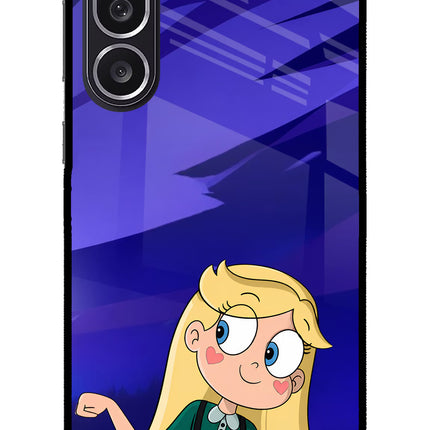 Star Glow Samsung M36 5G Metal Case Back Cover by Casekaro