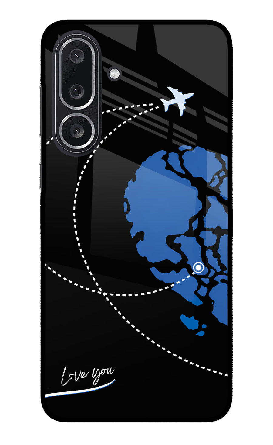 Love Orbit Samsung M36 5G Back Cover, Metal case