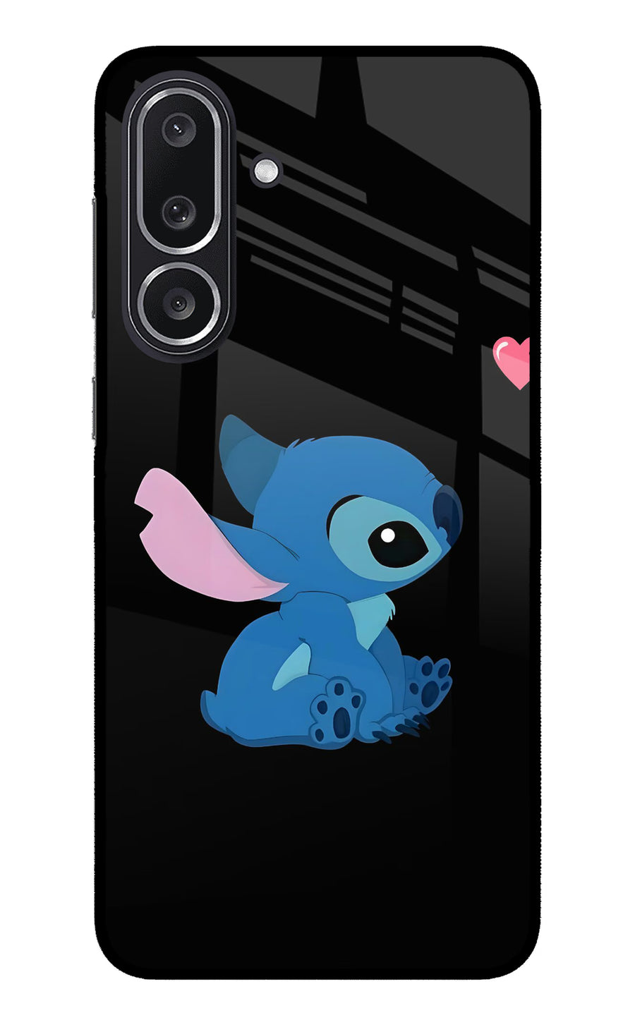 Stitch Crush Samsung M36 5G Back Cover, Metal case
