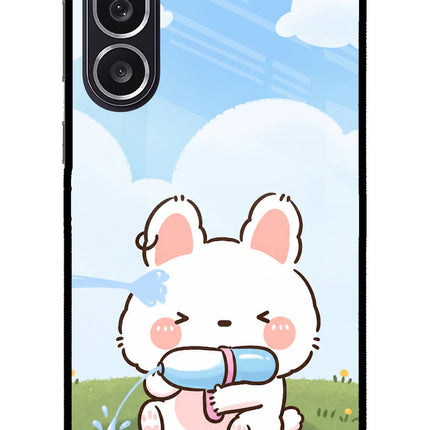 Bunny Treat Samsung M36 5G Metal Case Back Cover by Casekaro