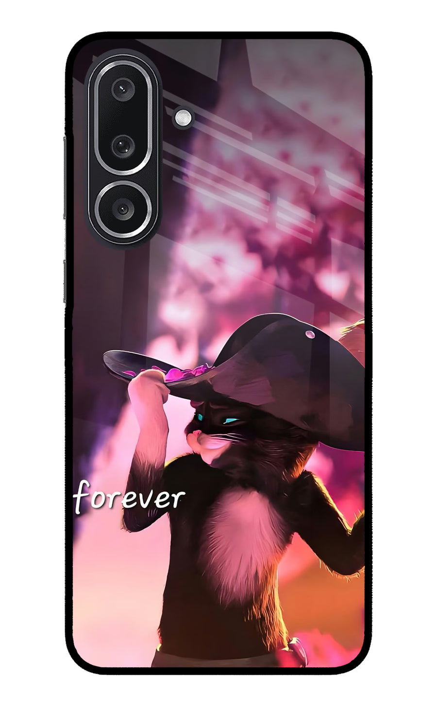Forever Cat Samsung M36 5G Back Cover, Metal case