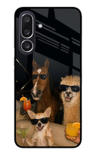Party Squad Samsung M36 5G Metal Case Back Cover by Casekaro