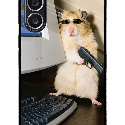 Hacker Hamster Samsung M36 5G Metal Case Back Cover by Casekaro