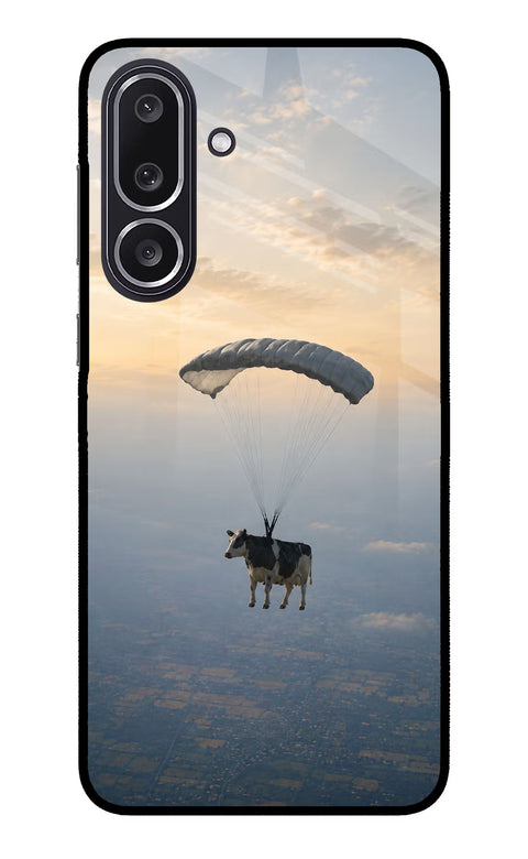 Skydiving Cow Samsung M36 5G Back Cover