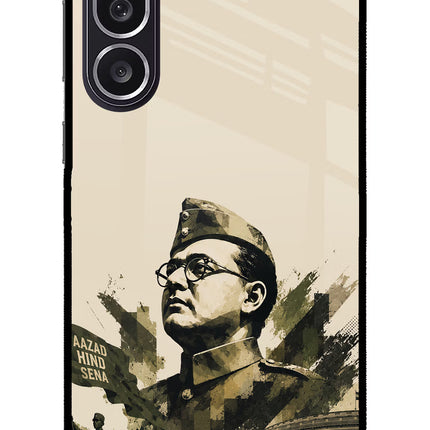 Netaji Rising Samsung M36 5G Metal Case Back Cover by Casekaro