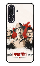 Bhagat Singh Trio Samsung M36 5G Metal Case Back Cover by Casekaro