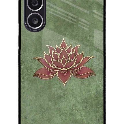 Lotus Grace Samsung M36 5G Metal Case Back Cover by Casekaro