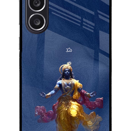 Cosmic Krishna Samsung M36 5G Metal Case Back Cover by Casekaro