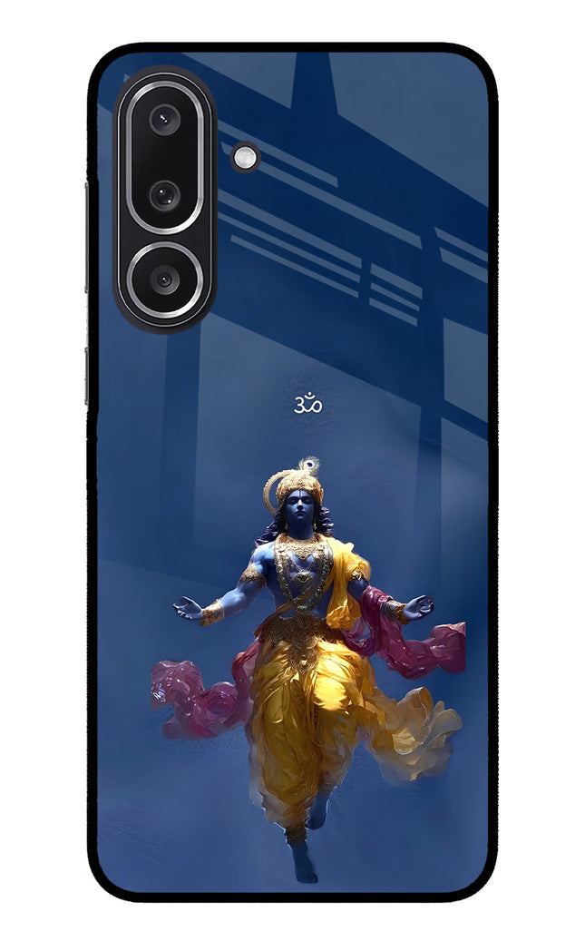 Cosmic Krishna Samsung M36 5G Metal Case Back Cover by Casekaro