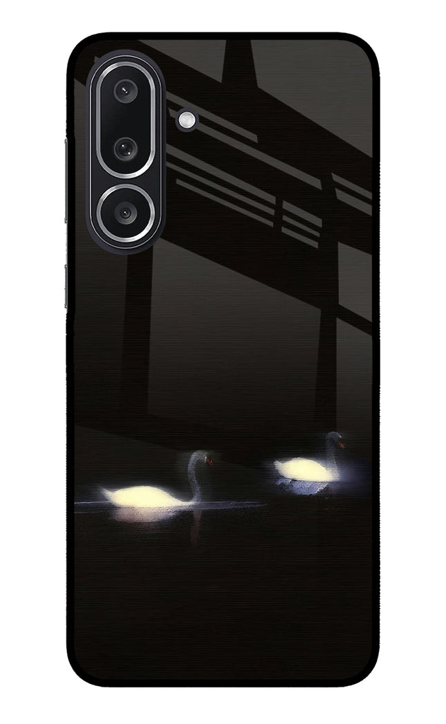 Silent Swans Samsung M36 5G Metal Case Back Cover by Casekaro
