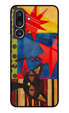 Pop Cat Samsung M36 5G Metal Case Back Cover by Casekaro