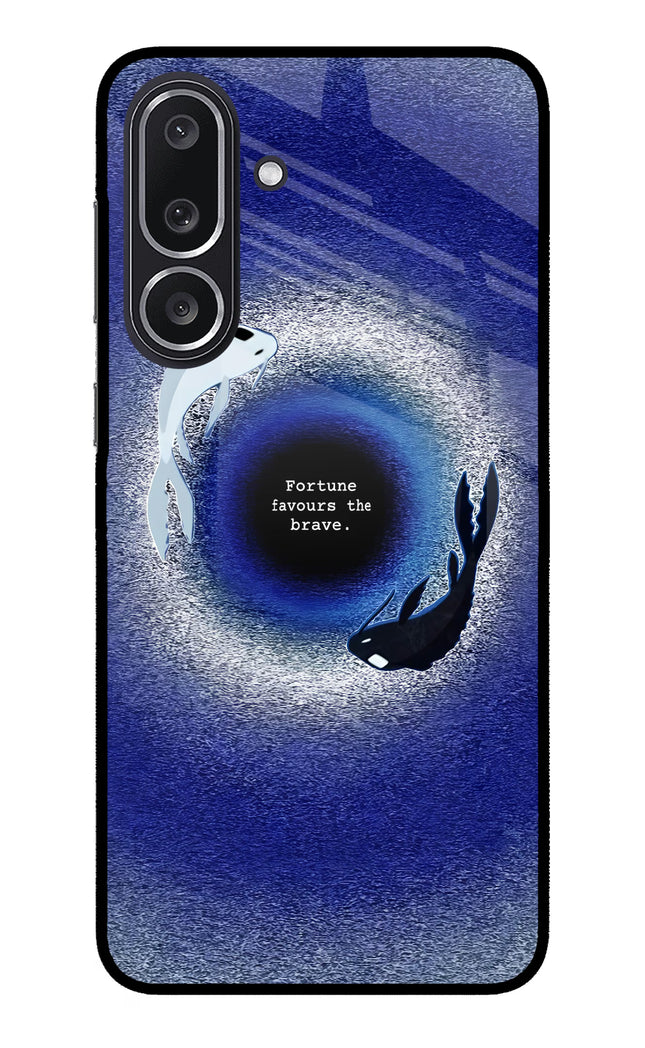 Dark Koi Samsung M36 5G Metal Case Back Cover by Casekaro