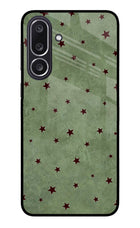 Green Stars Samsung M36 5G Metal Case Back Cover by Casekaro