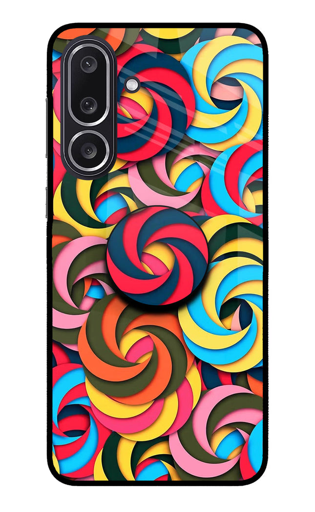 Spiral Pattern Samsung M36 5G Pop Case by Casekaro