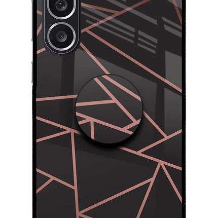 Geometric Pattern Samsung M36 5G Pop Case by Casekaro