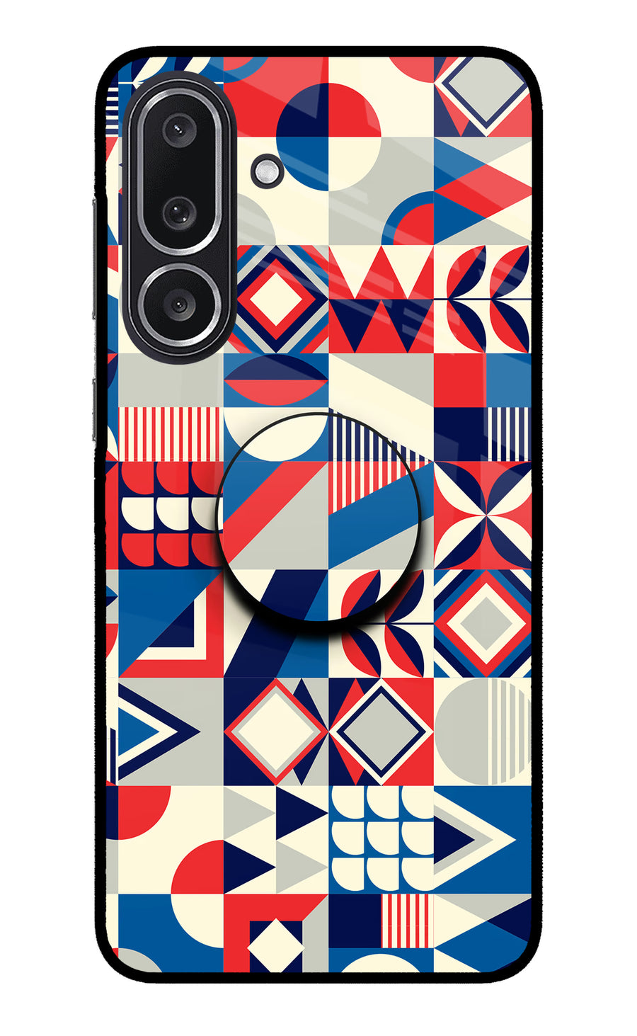 Colorful Pattern Samsung M36 5G Pop Case, Metal case