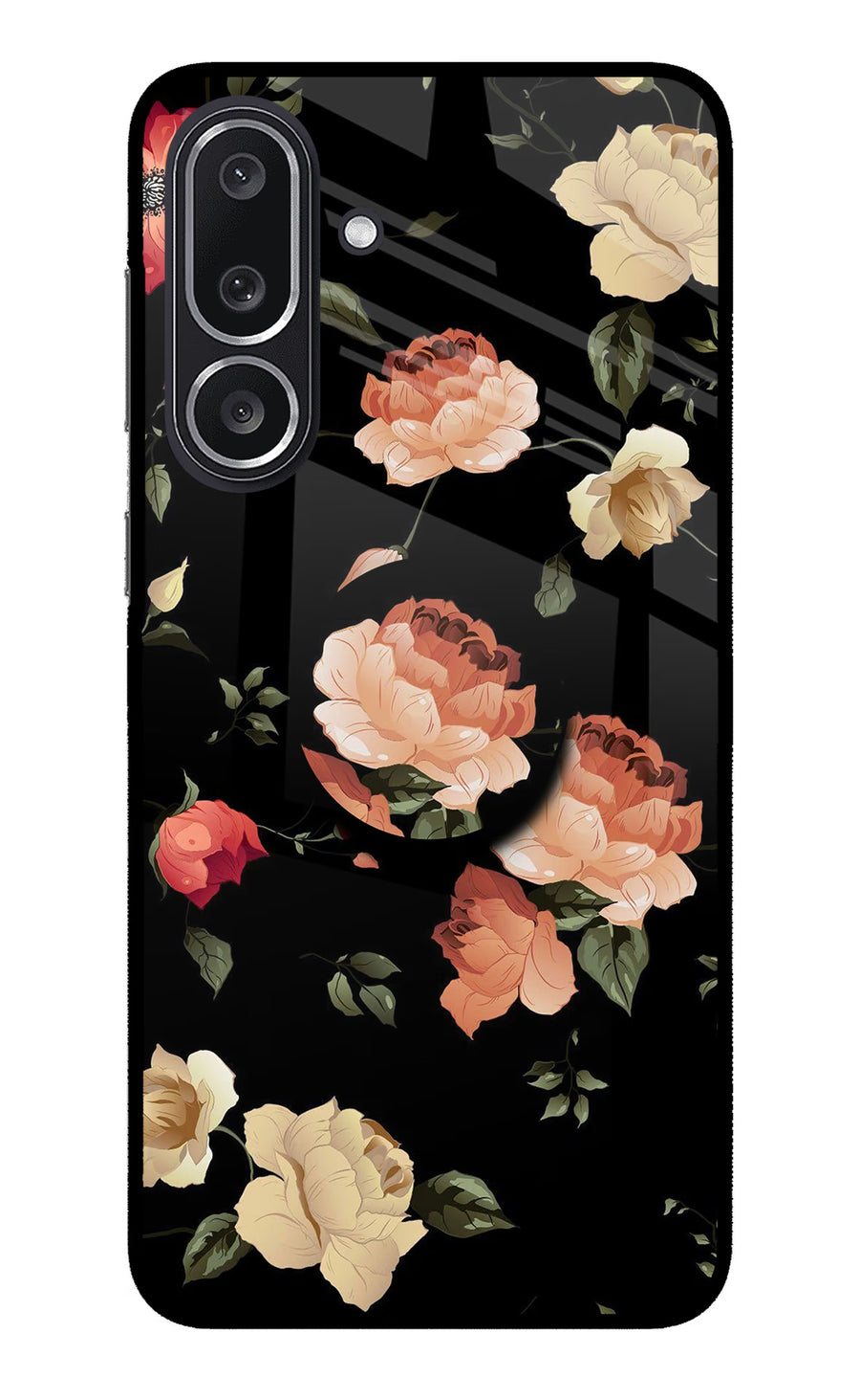 Flowers Samsung M36 5G Pop Case, Metal case