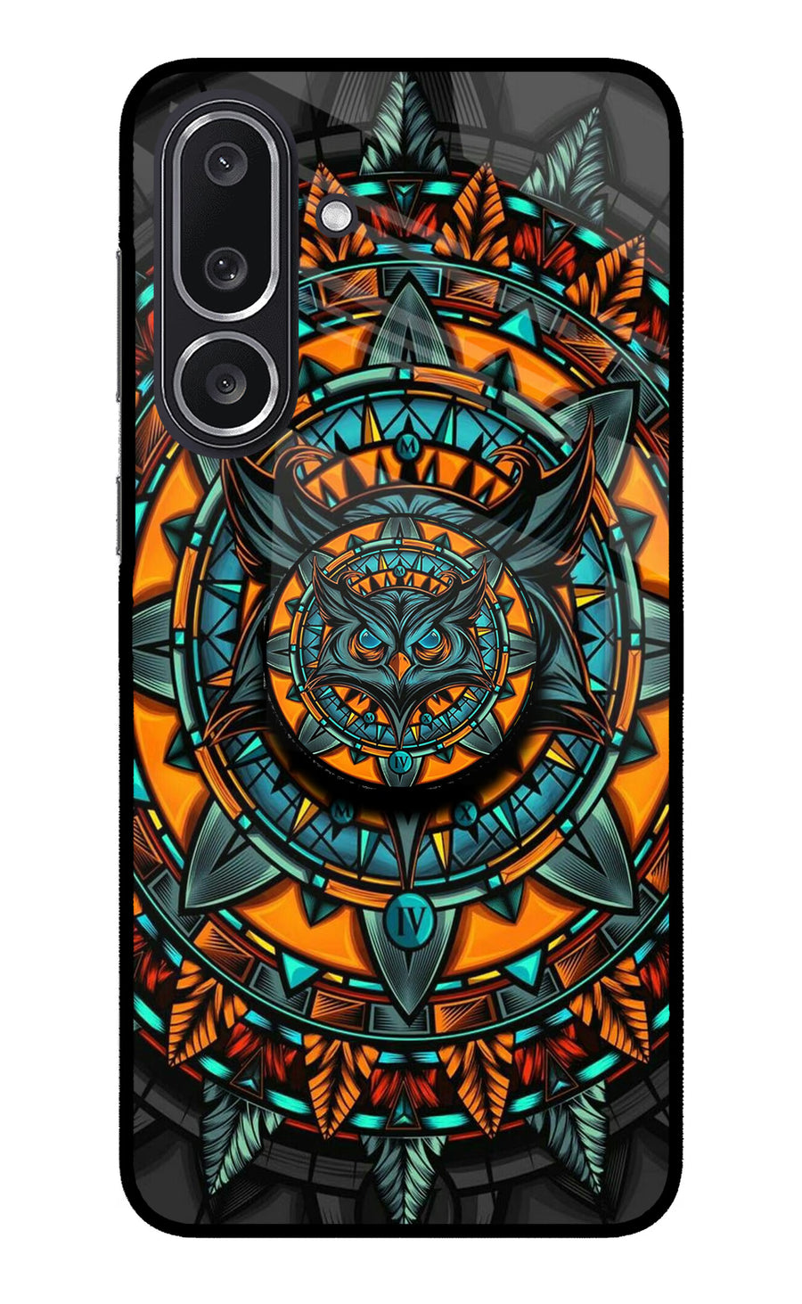 Angry Owl Samsung M36 5G Pop Case, Metal case