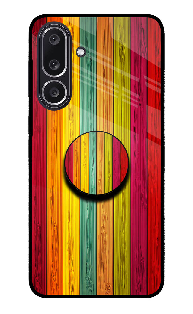 Multicolor Wooden Samsung M36 5G Pop Case by Casekaro