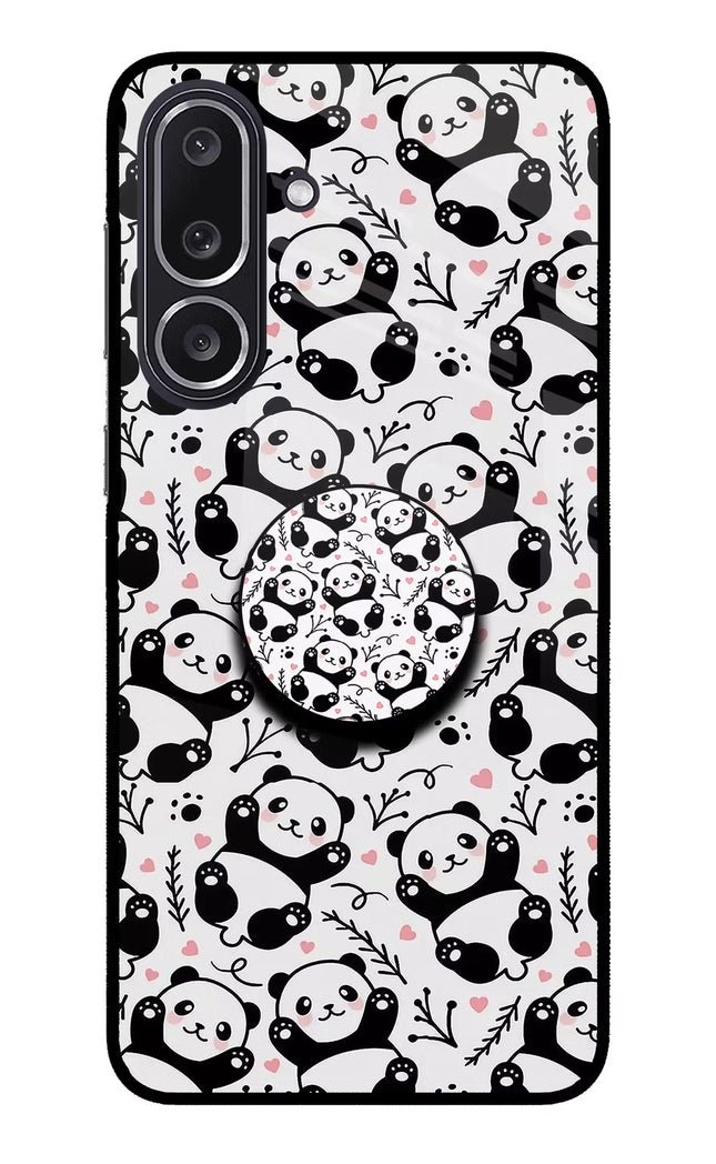 Cute Panda Samsung M36 5G Pop Case by Casekaro
