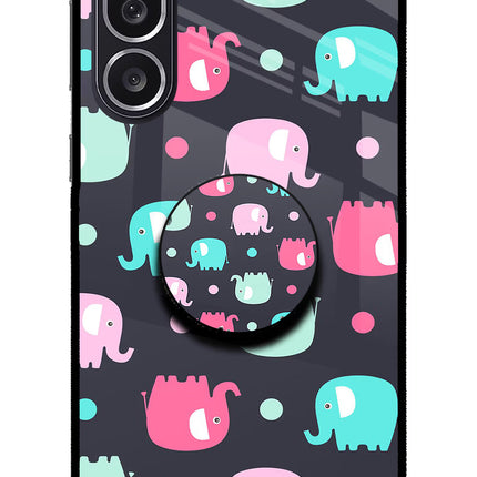 Baby Elephants Samsung M36 5G Pop Case by Casekaro