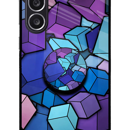 Cubic Abstract Samsung M36 5G Pop Case by Casekaro