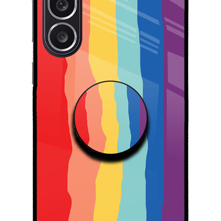 Rainbow Samsung M36 5G Pop Case by Casekaro