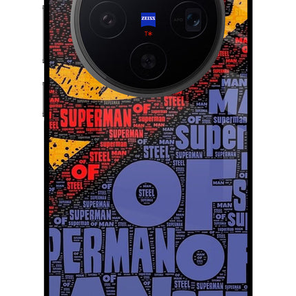 Superman Vivo X300 Metal Case Back Cover by Casekaro