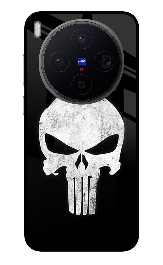 Punisher Skull Vivo X300 Metal Case Back Cover by Casekaro