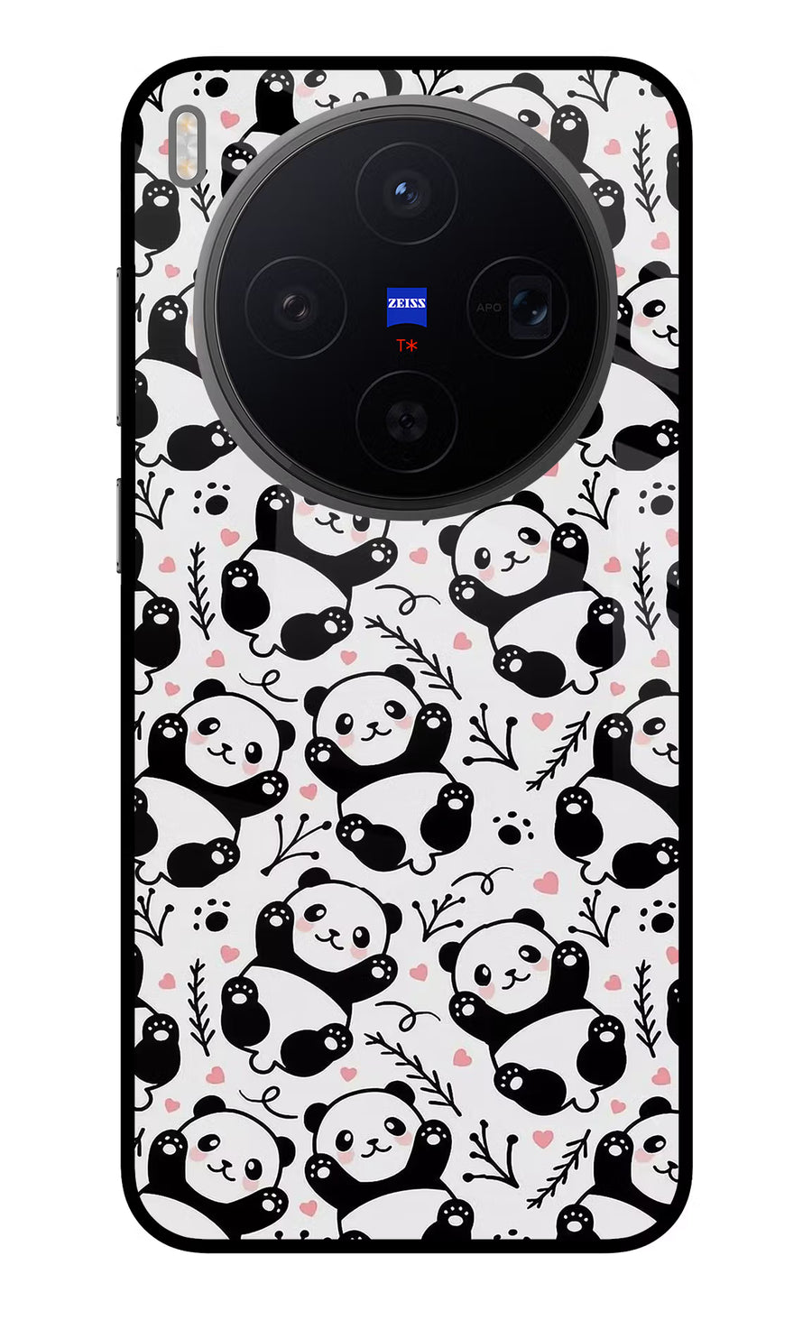 Cute Panda Vivo X300 Back Cover, Metal case