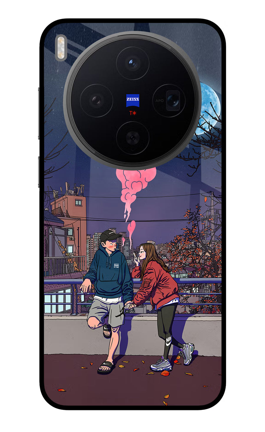 Chilling Couple Vivo X300 Back Cover, Metal case