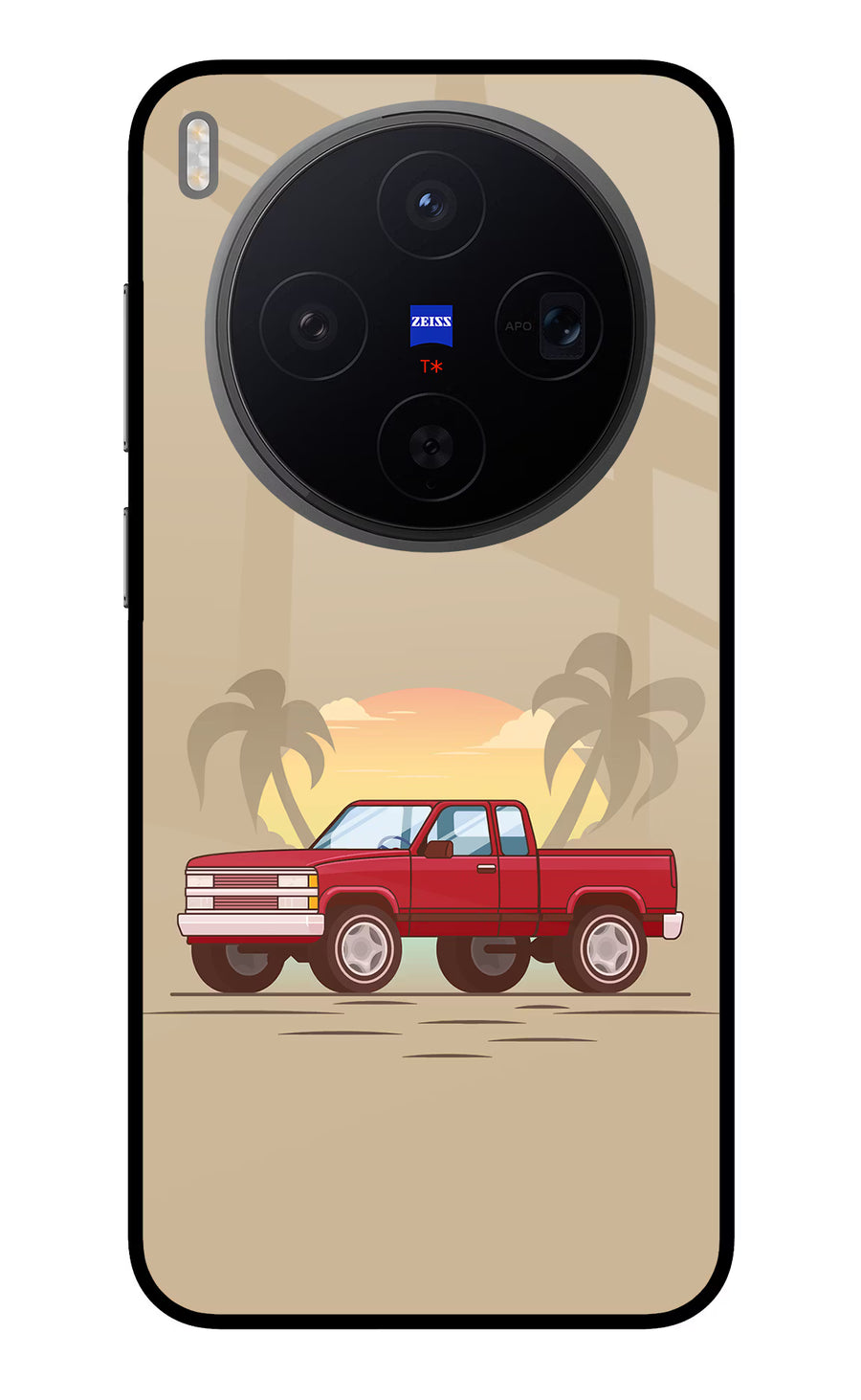 Desert Classic Drive Vivo X300 Back Cover, Metal case