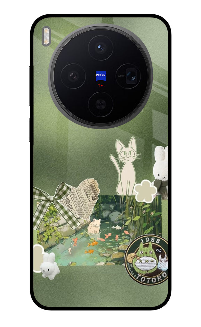 Aesthetic anime Vivo X300 Metal Case Back Cover by Casekaro