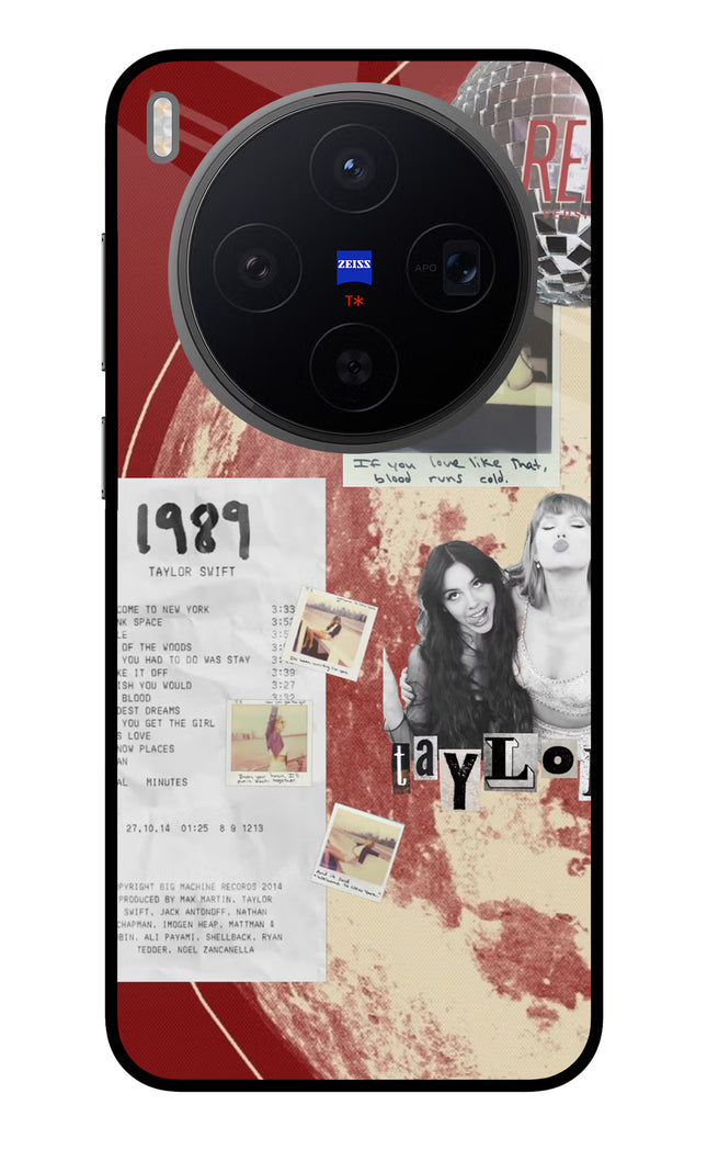 Taylor Swift Vivo X300 Metal Case Back Cover by Casekaro