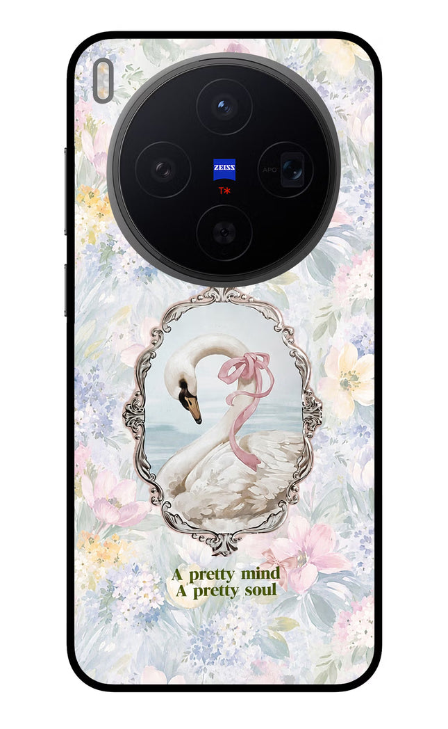 Pretty Mind Pretty Soul Vivo X300 Metal Case Back Cover by Casekaro