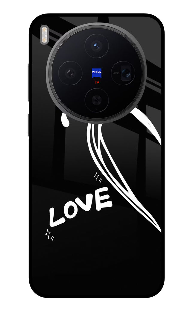 Love Line Vivo X300 Metal Case Back Cover by Casekaro