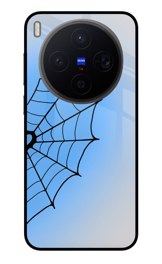 Blue Web Vivo X300 Metal Case Back Cover by Casekaro