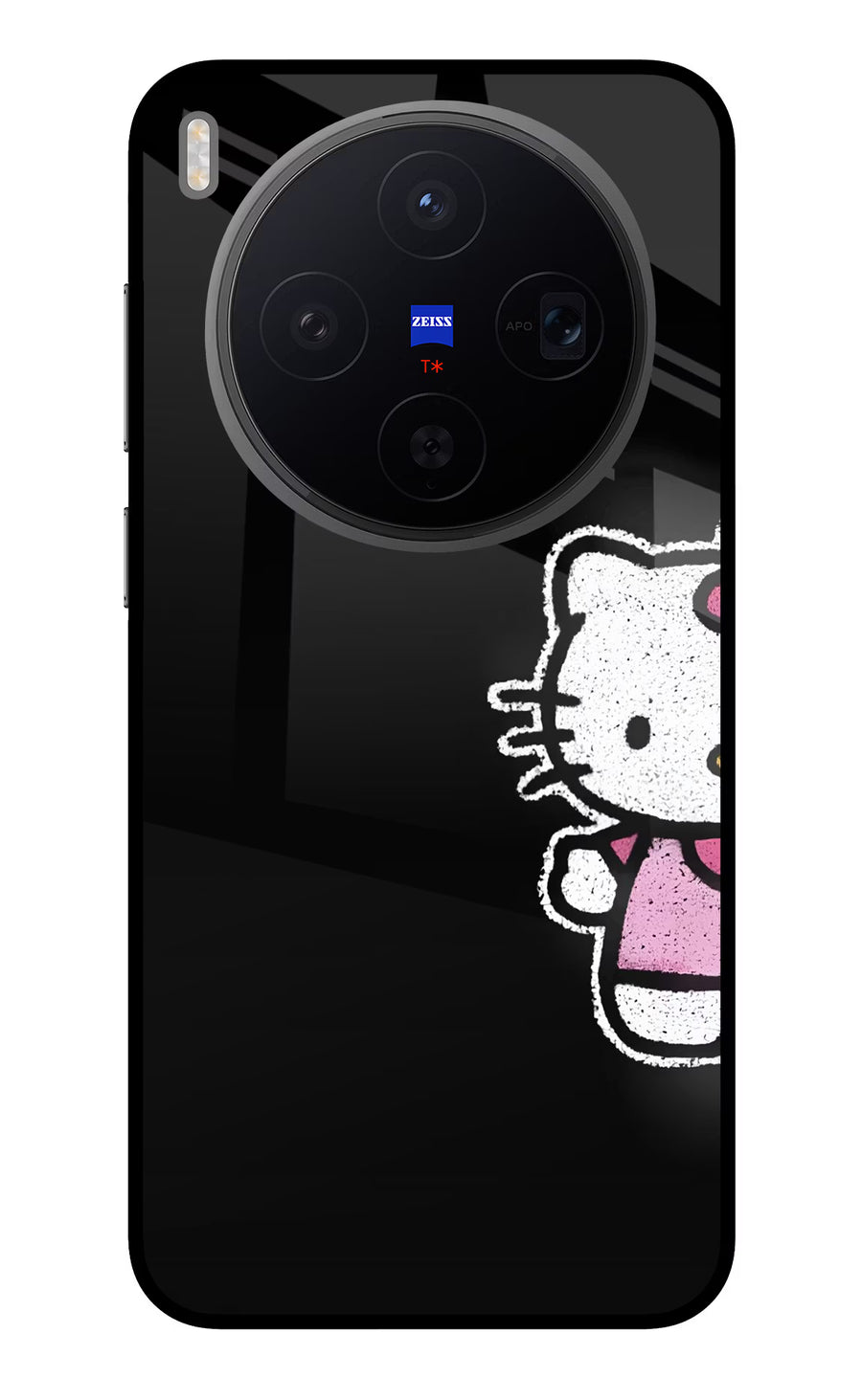 Kitty Charm Vivo X300 Back Cover, Metal case