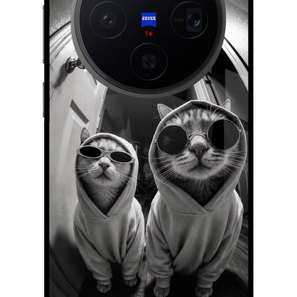 Hood Cats Vivo X300 Metal Case Back Cover by Casekaro